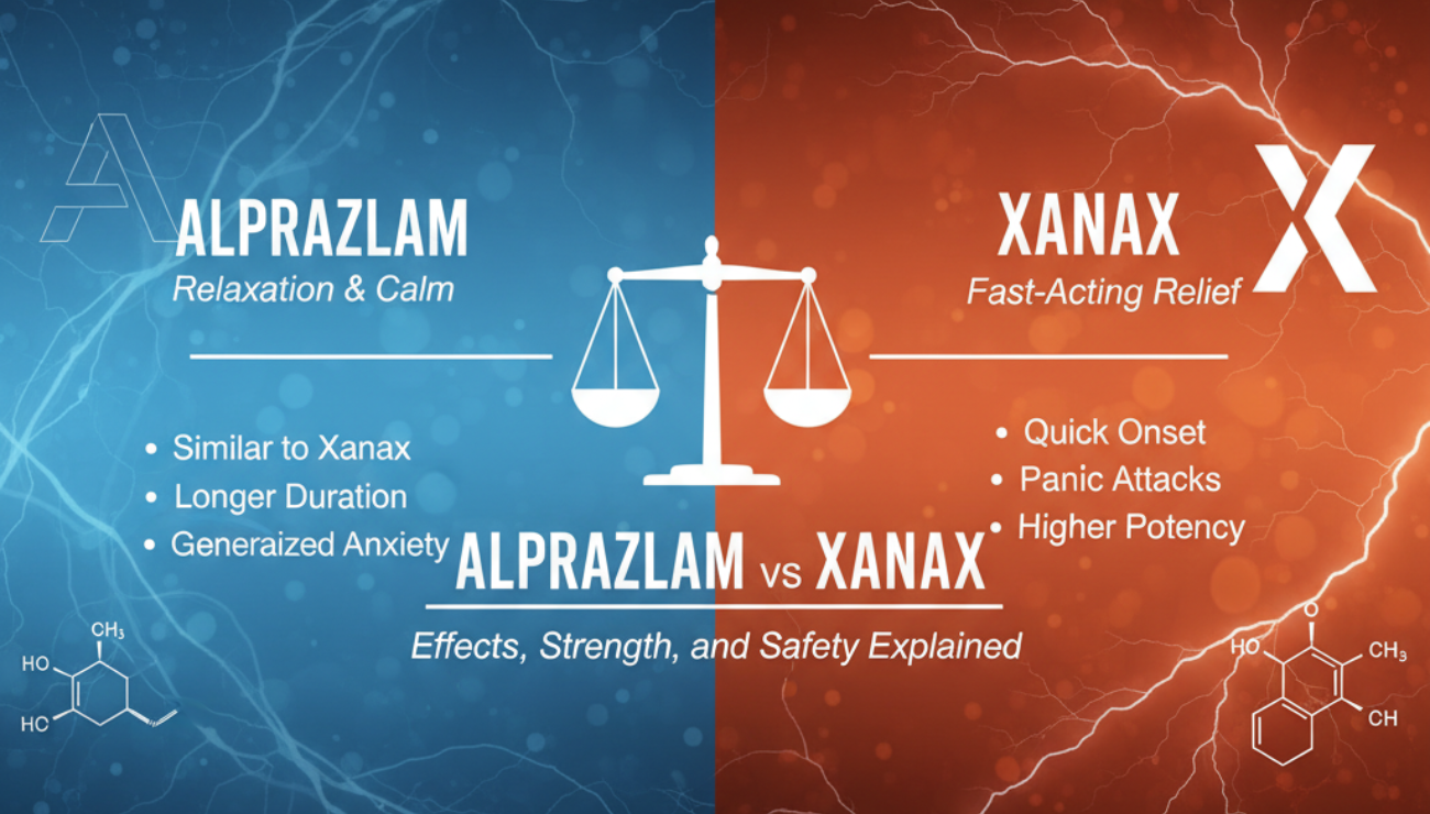 Alprazolam vs Xanax: Effects, Strength, and Safety Explained 1 Alprazolam vs Xanax: Effects, Strength, and Safety Explained